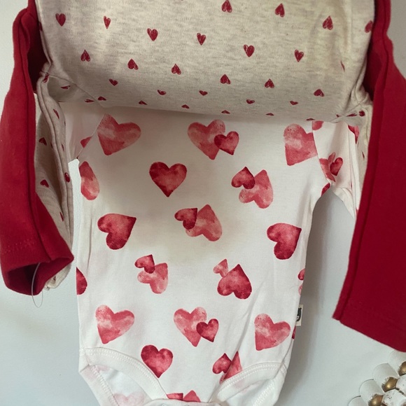 Set of 3 Long Sleeve Onesies 6-9M - Picture 3 of 4